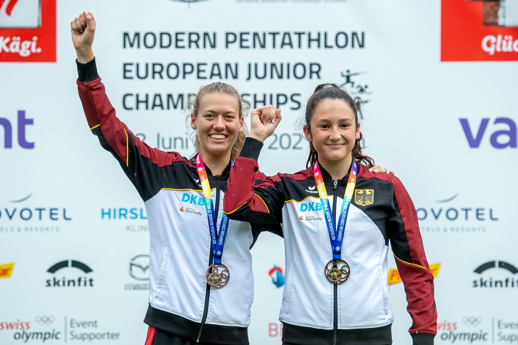 2021 Junior European Championships ECMP Patric Spahni Sieg Frauen-Staffel