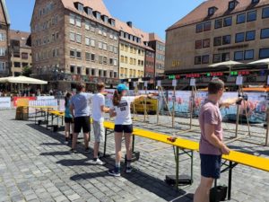 Erstes Schießen am für andere Interessenten gesperrten Schießstand